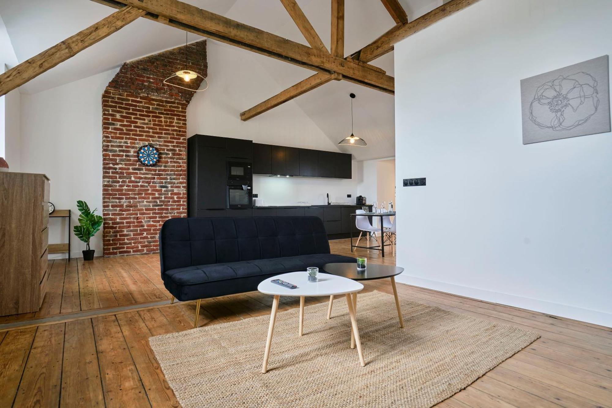 Apartment T3 Loft Authentique Hypercentre Lille