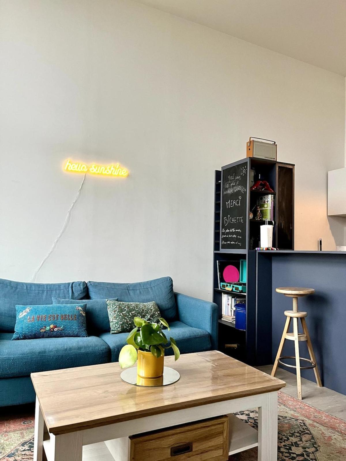 L'atelier Lillois 57m2 4 Pers Balcon - Prox Metro Appartement *
