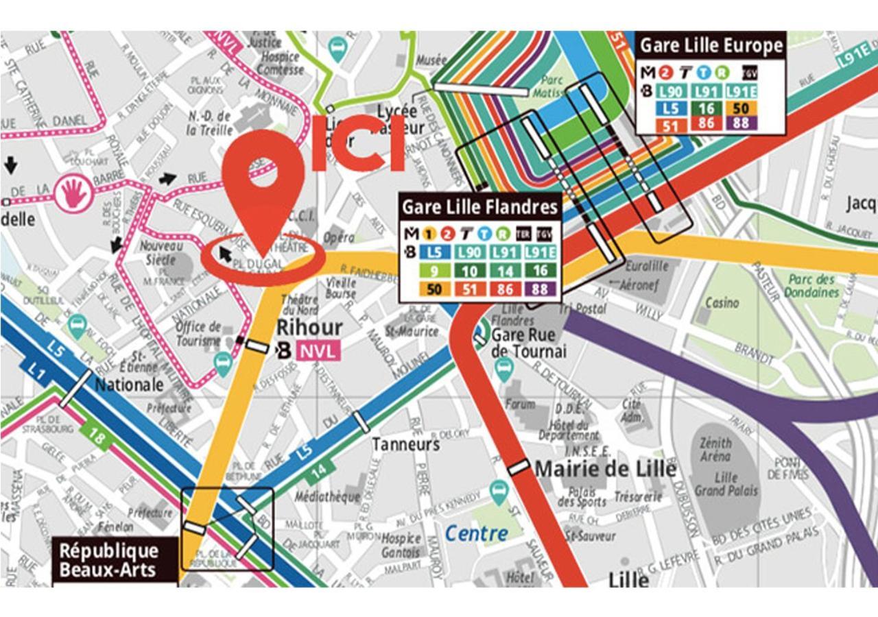 Apartment Nocnoc Grand Place Belle Vue Lille
