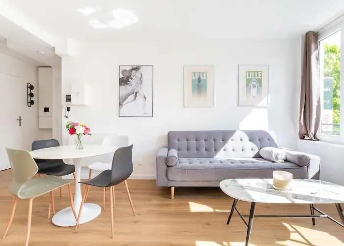 Bel Appartement Cosy Proche Du Metro - Lille