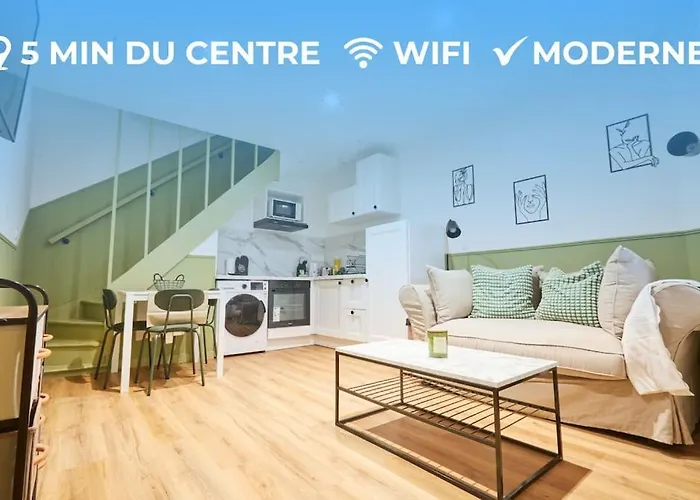 Nouveaute ! Lille T3 Avec Decor Moderne, Wifi