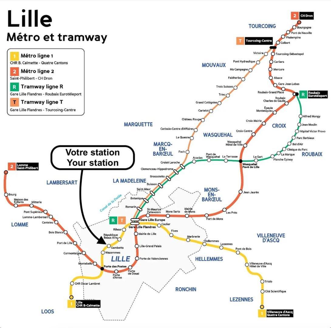 Centre: Fully-equipped Triplex With Terrace Lille