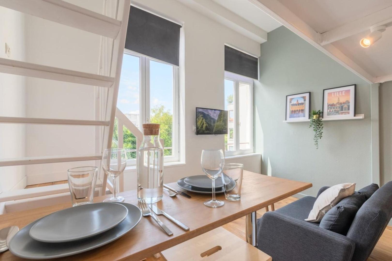 Apartment Fonctionnel A 3 Min Du Metro