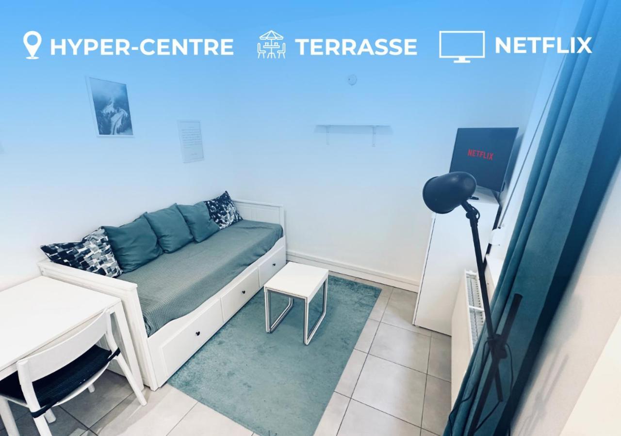 Style Avec Wifi, Terrasse, Proche Gares