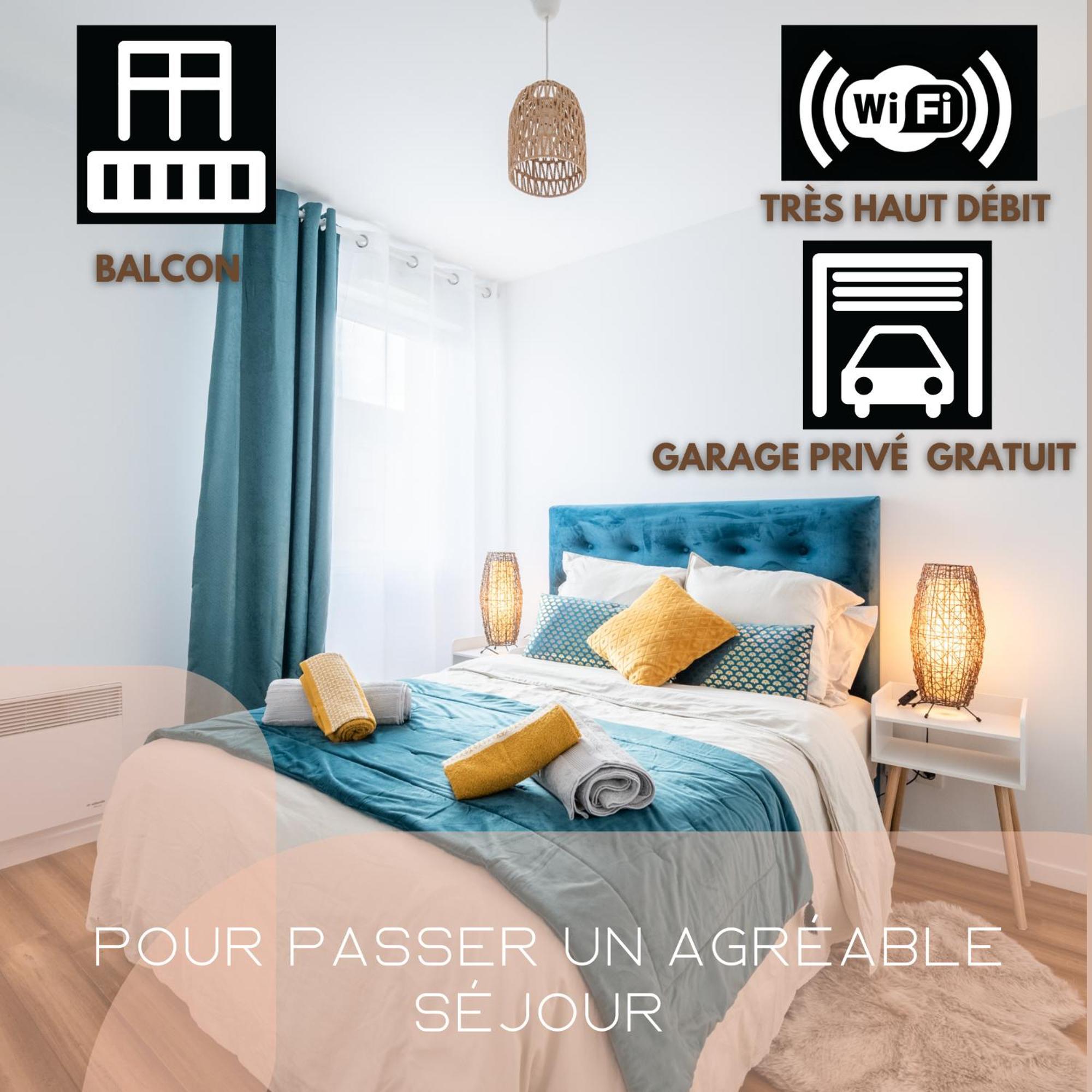 Appartement Le Nid Douillet T2, Wifi, Parking Prive Gratuit