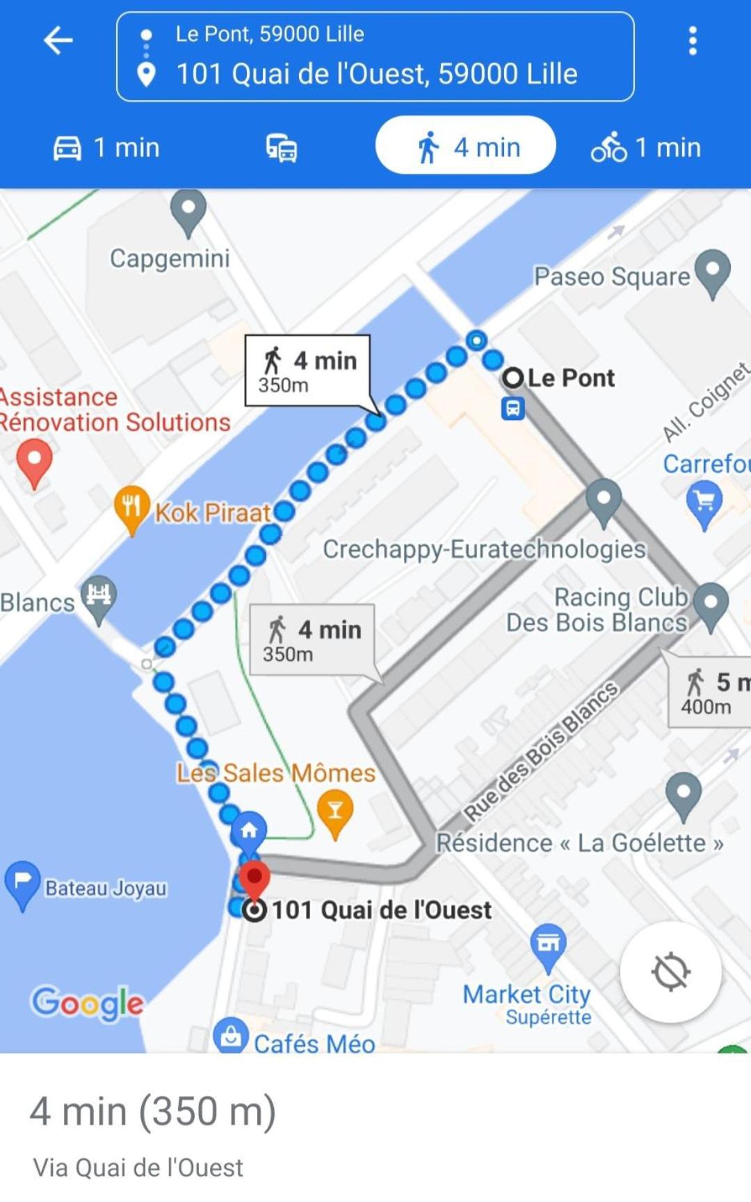 Appartement Bateau Péniche - Euratechnologie Lille