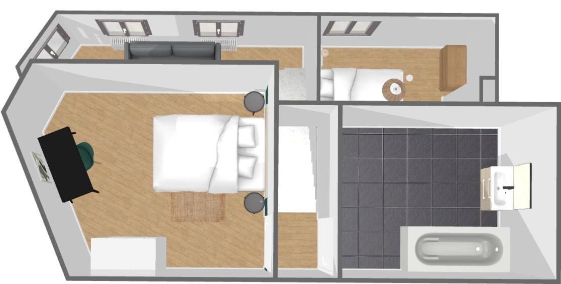 Apartment Duplex 2 Bedrooms 2 Bath