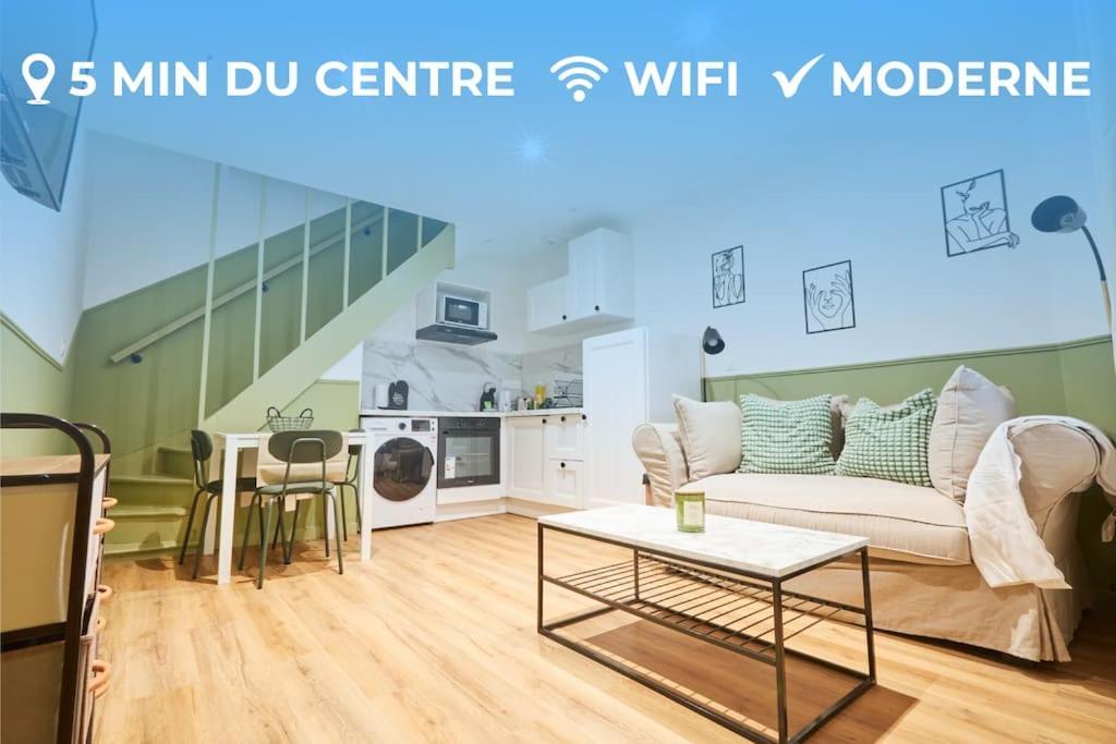 Nouveaute ! T3 Avec Decor Moderne, Wifi Apartment *