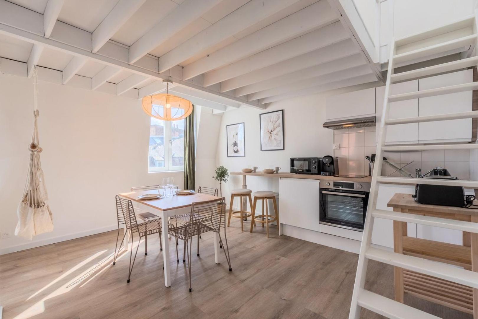 Functional & Equipped Duplex Studio, Old Lille