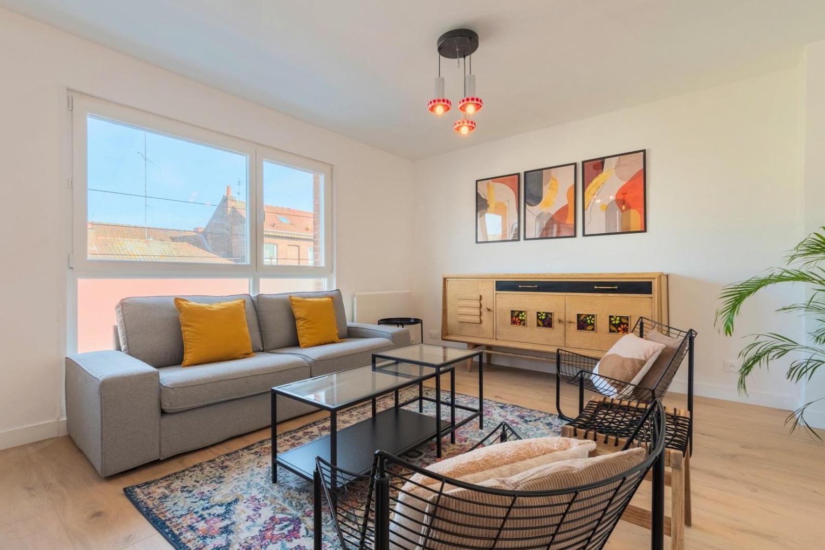 Apartment 3 Bedroom Near Chu And Center Lille