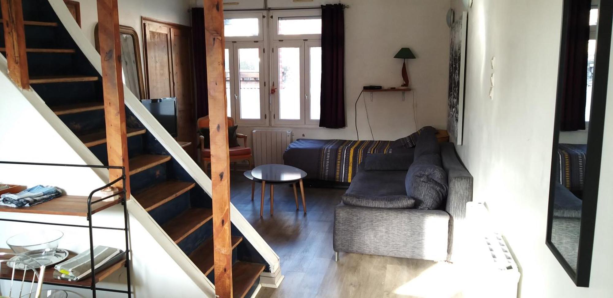 Lumineux Duplex A Wazemmes Appartement *