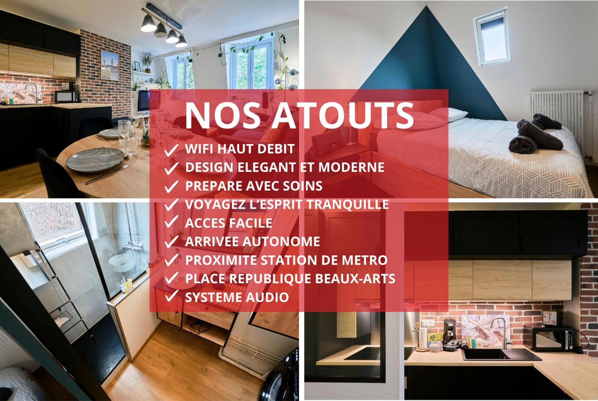 Appartement Beaux Arts - Les Demeures D'adrien Lille