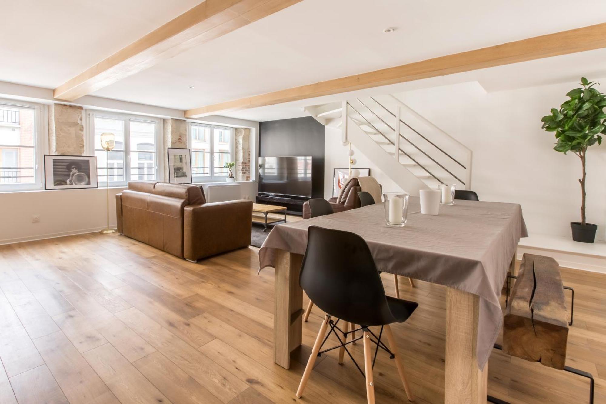 Duplex D'exception Avec Patio Prive - Hyper Centre Apartment