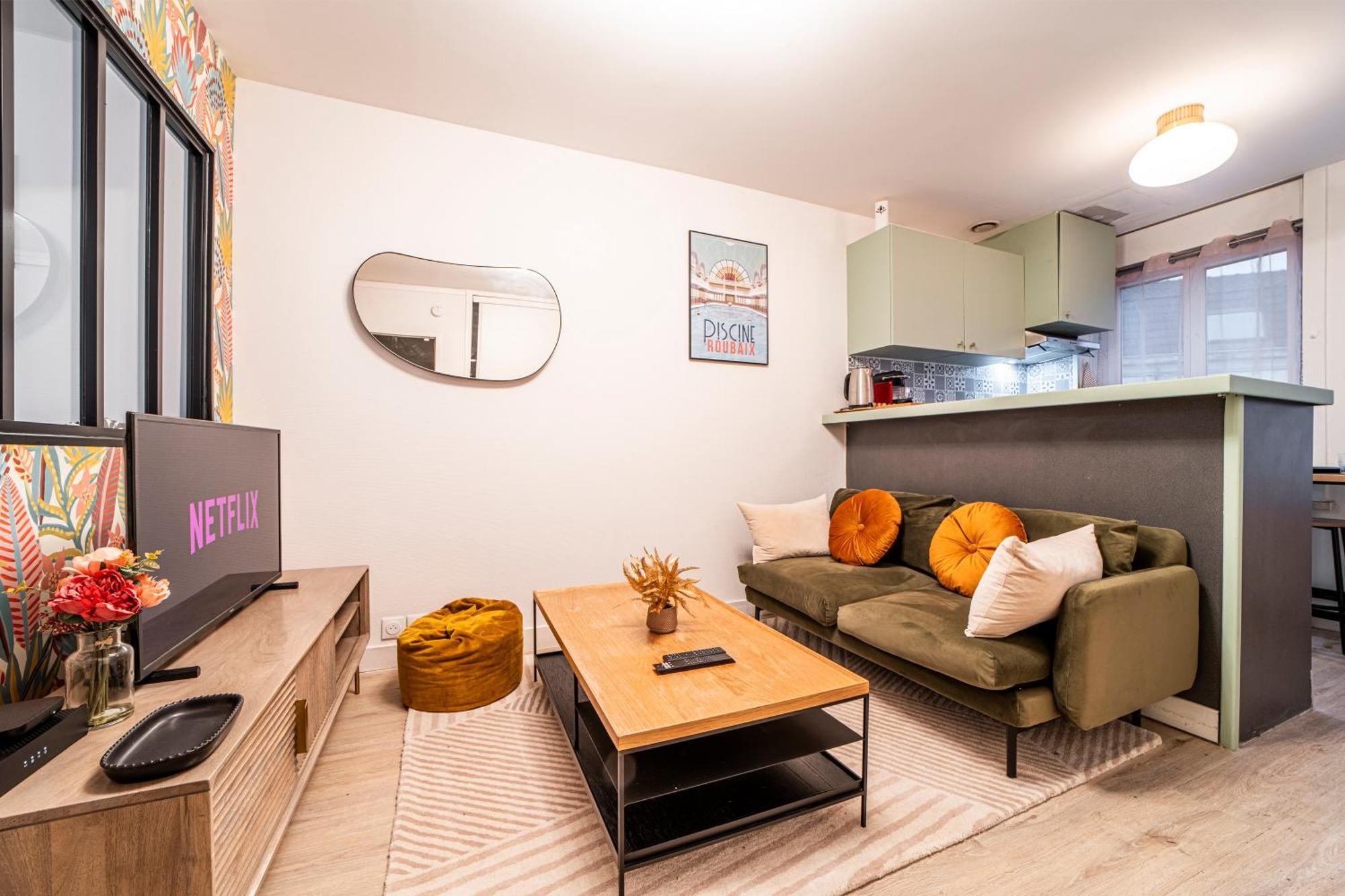 Apartment Le Ferrer - Wifi - Netflix - Free Parking - Metro
