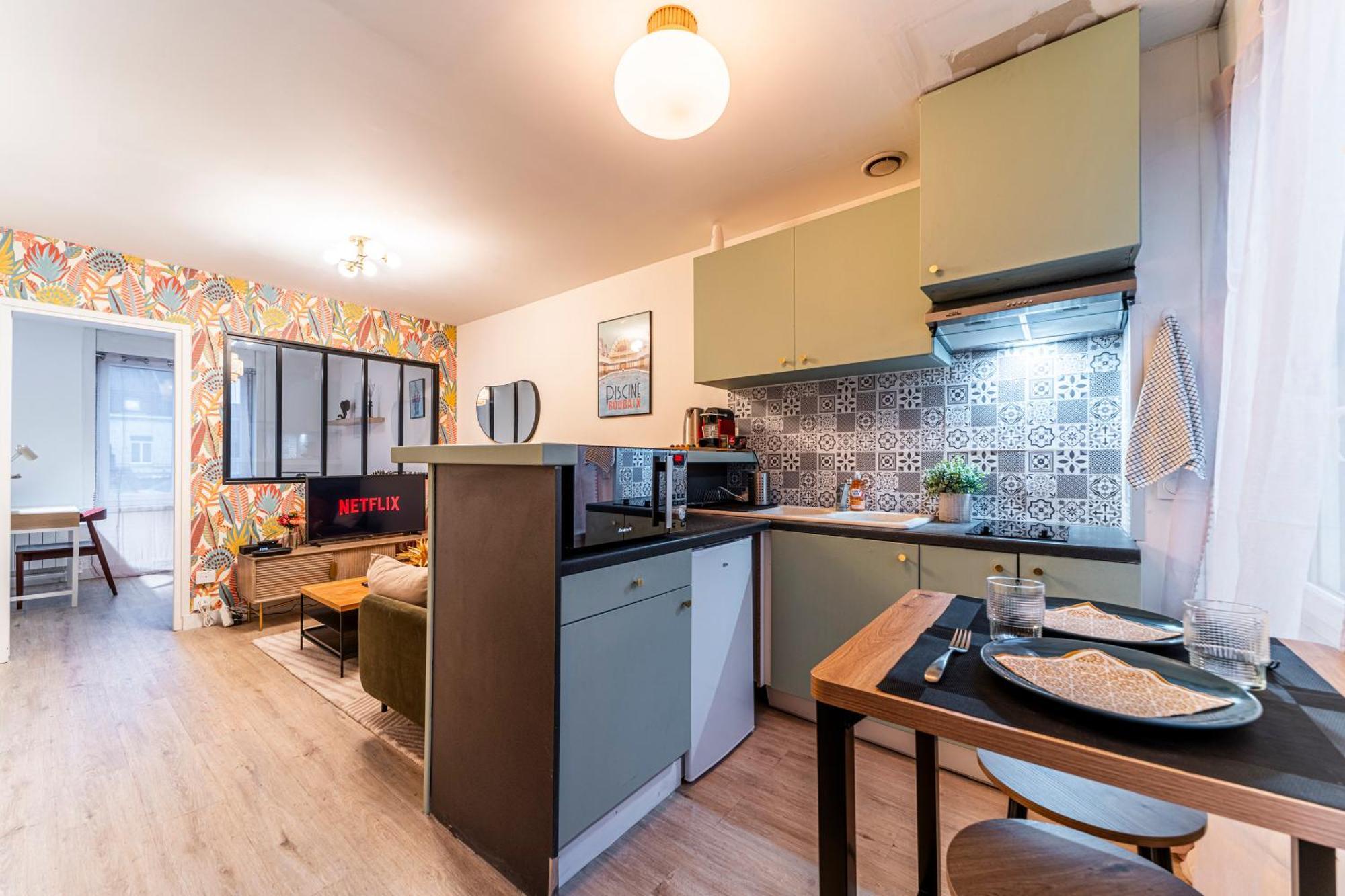 Apartment Le Ferrer - Wifi - Netflix - Free Parking - Metro *