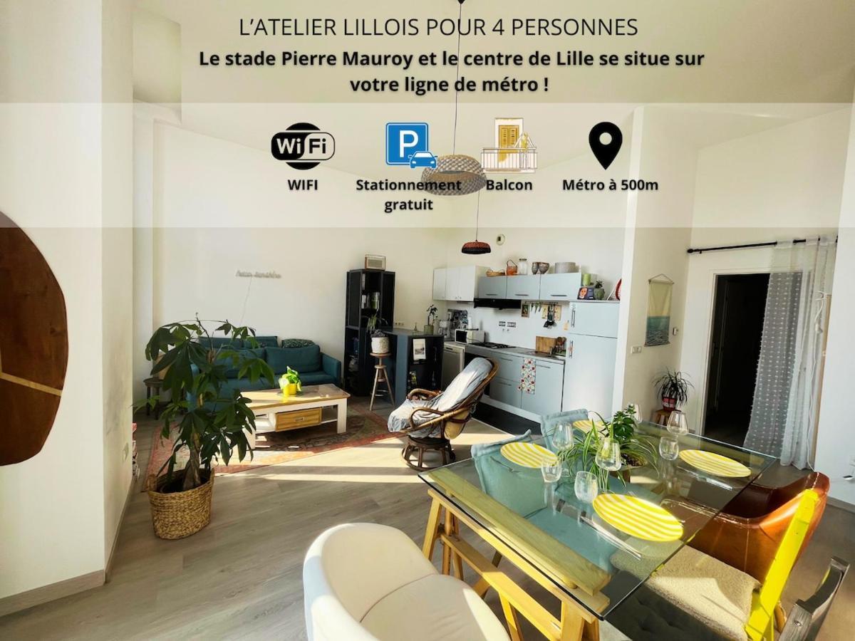 L'atelier Lillois 57m2 4 Pers Balcon - Prox Metro * Lille