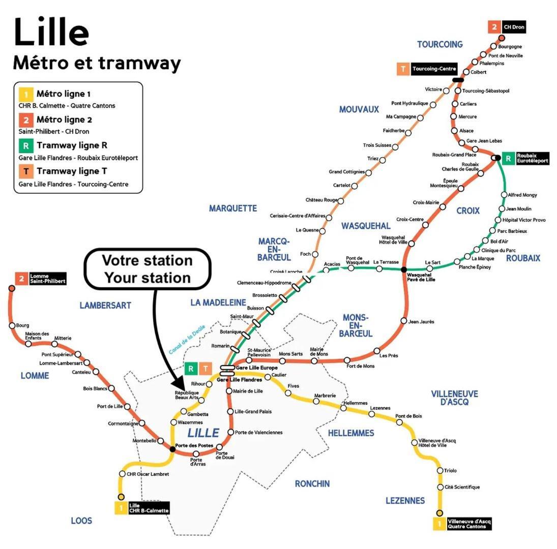 Apartment 2 Avec Parking, Proche Metro *