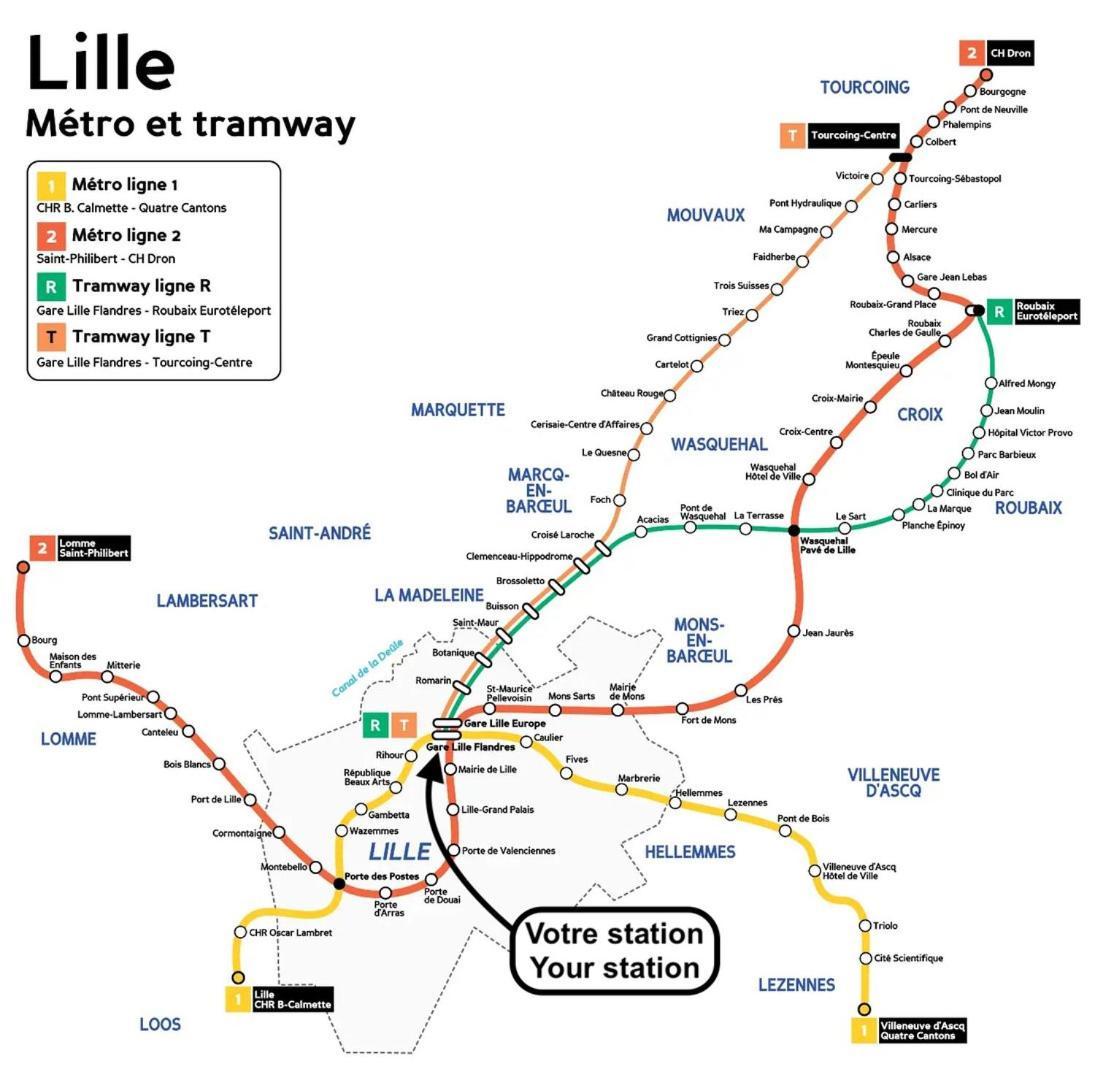 Proche Gares Et Du Centre Lille