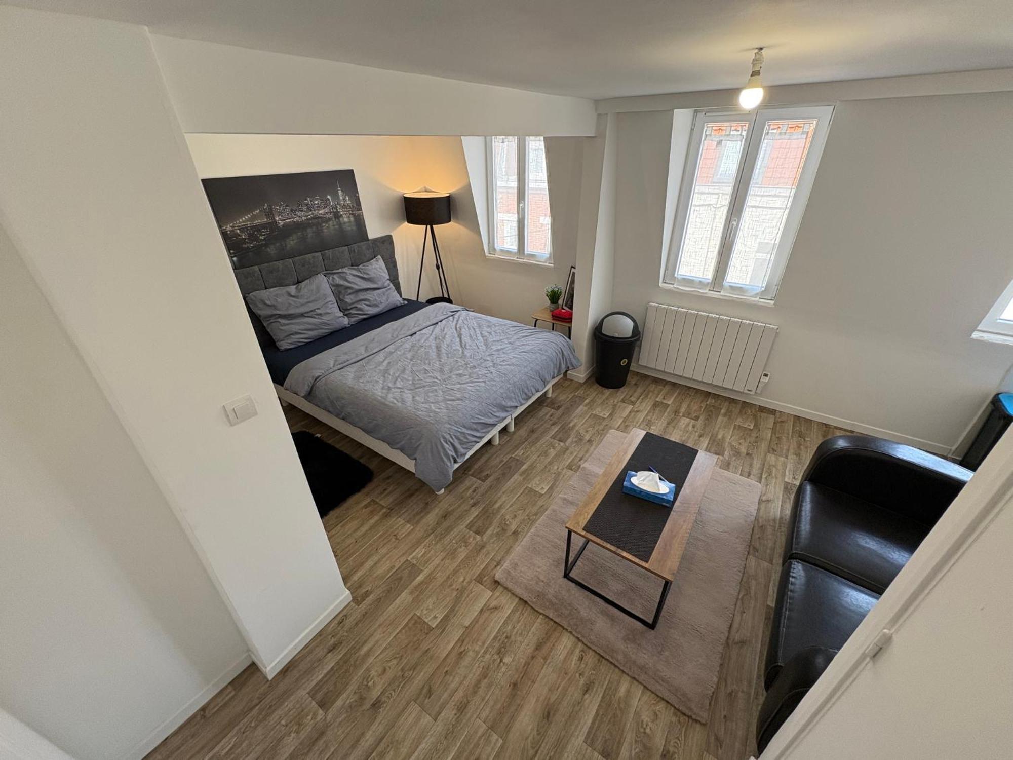 Apartamento Prox Gares, Zenith, Centre Ville, Stade Pierre Mauroy, Metro, Bus, Fast Food *