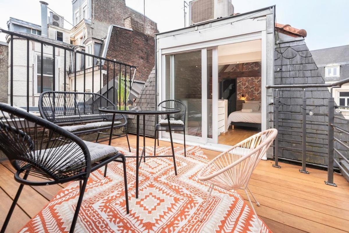 Apartment Duplex Rue Royale, Rooftop, Balneo Lille