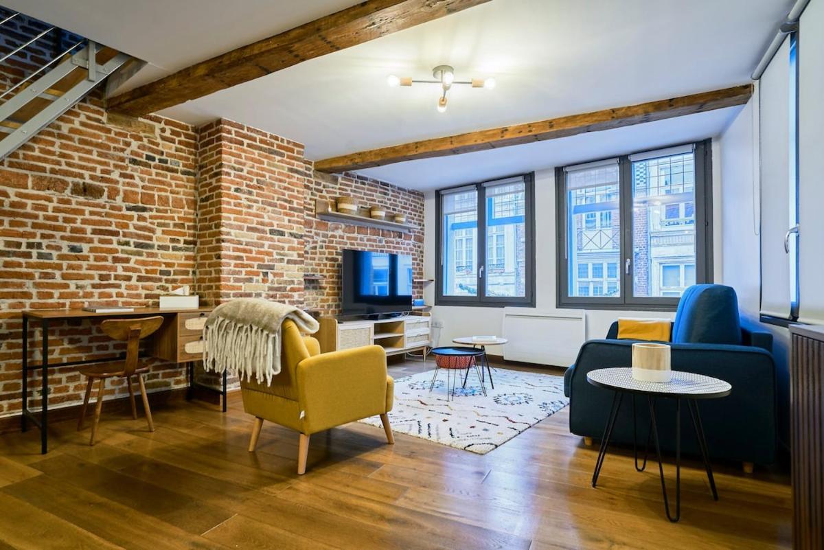 Duplex Rue Royale, Rooftop, Balneo Apartment