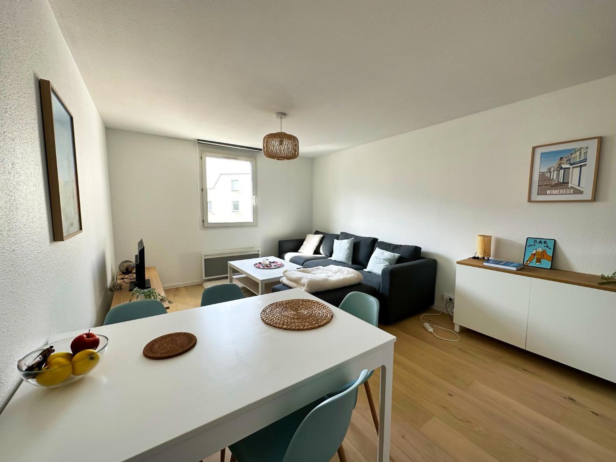 Apartment T2, Proxi Centre, Wifi, Parking Gratuit, 4 Pers