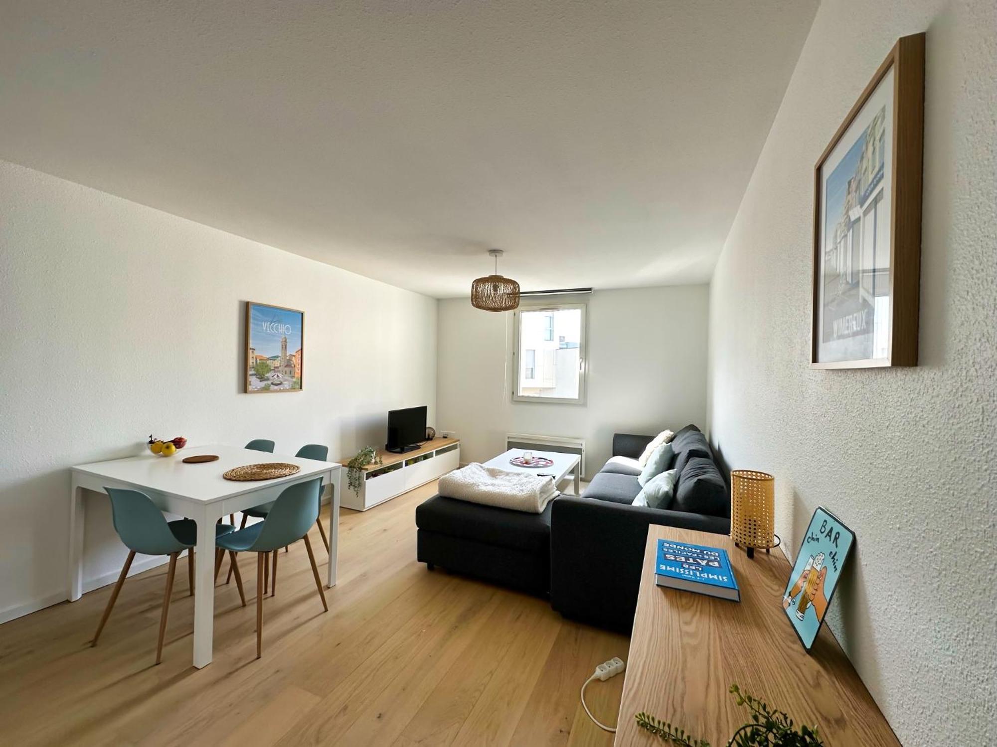 T2, Proxi Centre, Wifi, Parking Gratuit, 4 Pers *