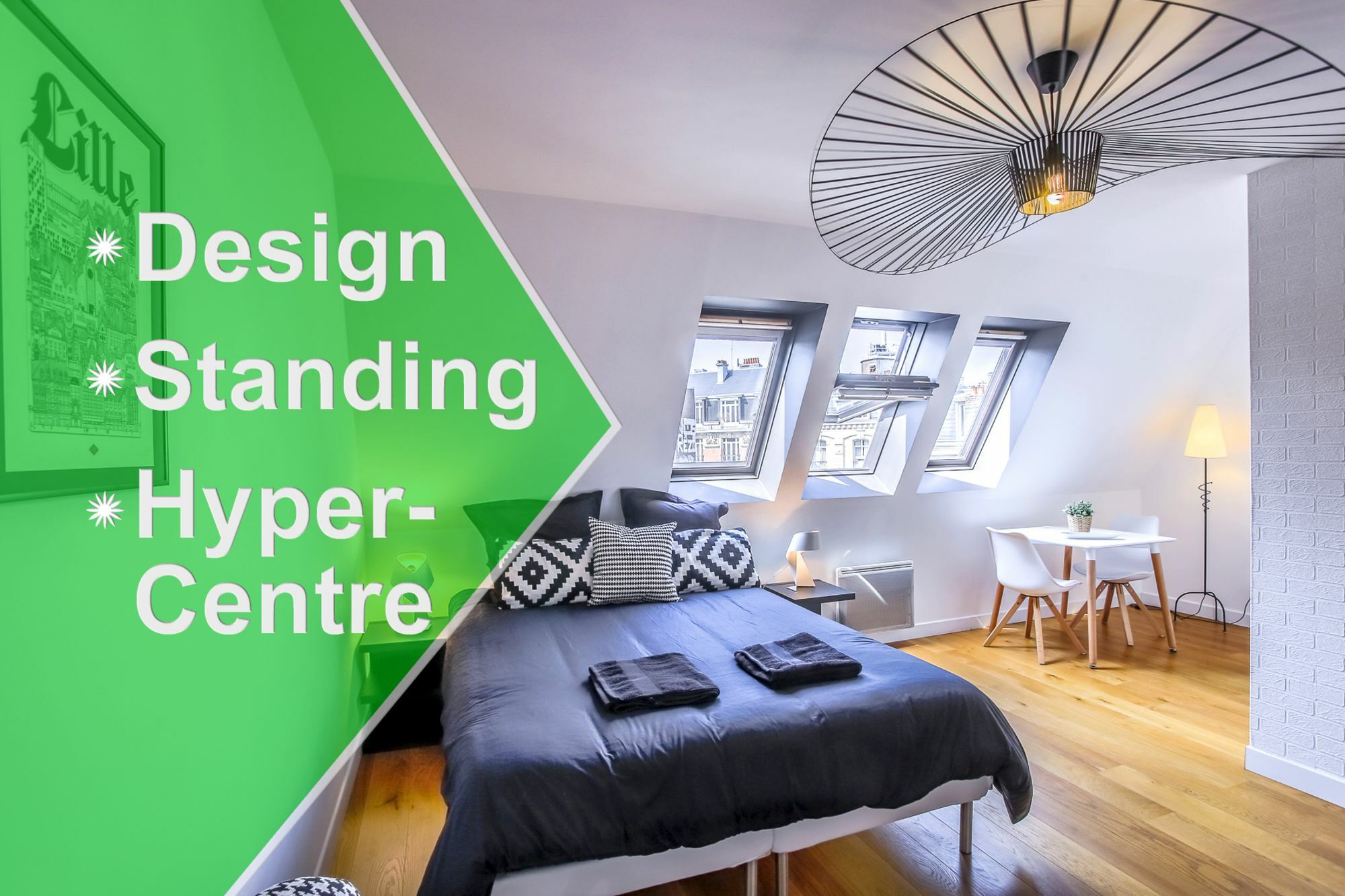 Appartement Design Hyper Centre - Netflix Wifi Fibre - Parking Lille