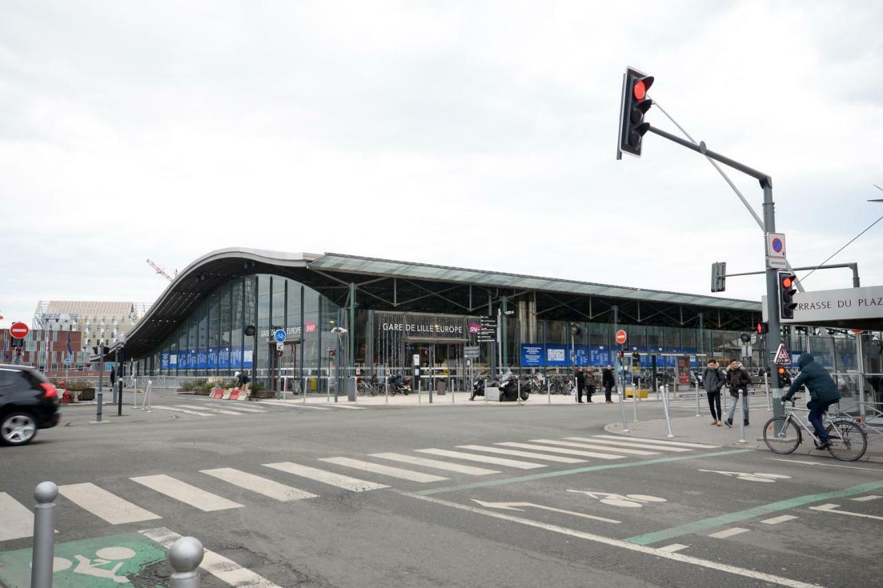 Appartement Standing Proche Gare Metro 24h 24h Access Lille