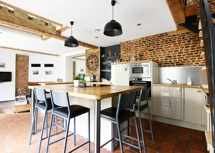 Maison Vieux Lille 3 Chambres Parking Prive 24H24H Acces