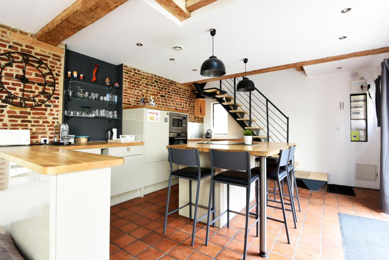 Maison Vieux 3 Parking Prive 24h24h Acces * Lille