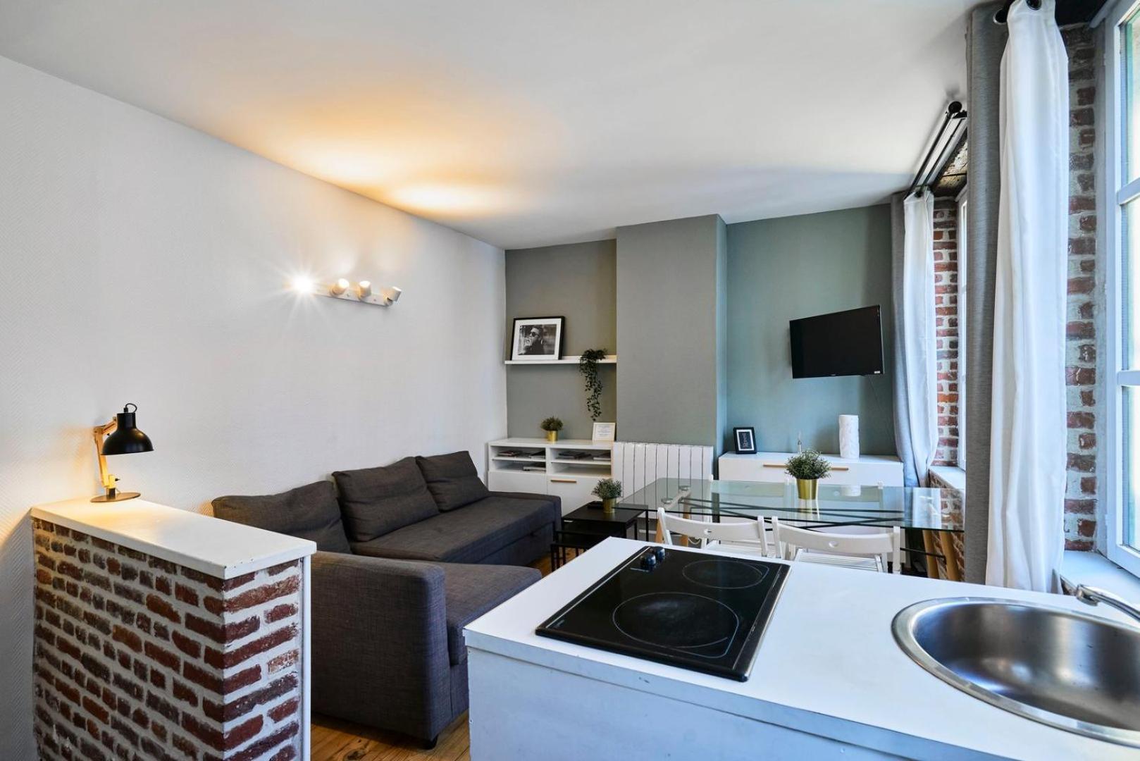 Grand-place & Vieux-lille: Equipped Duplex Apartment *