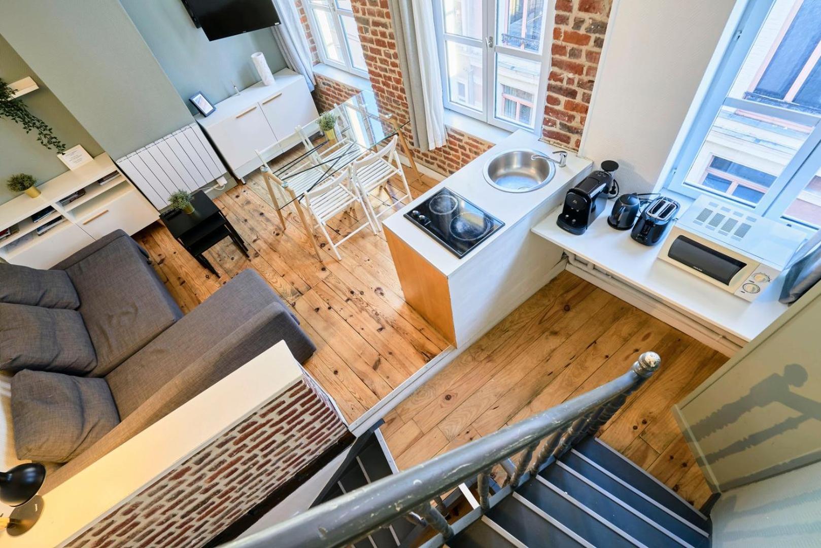 Apartment Grand-place & Vieux-lille: Equipped Duplex