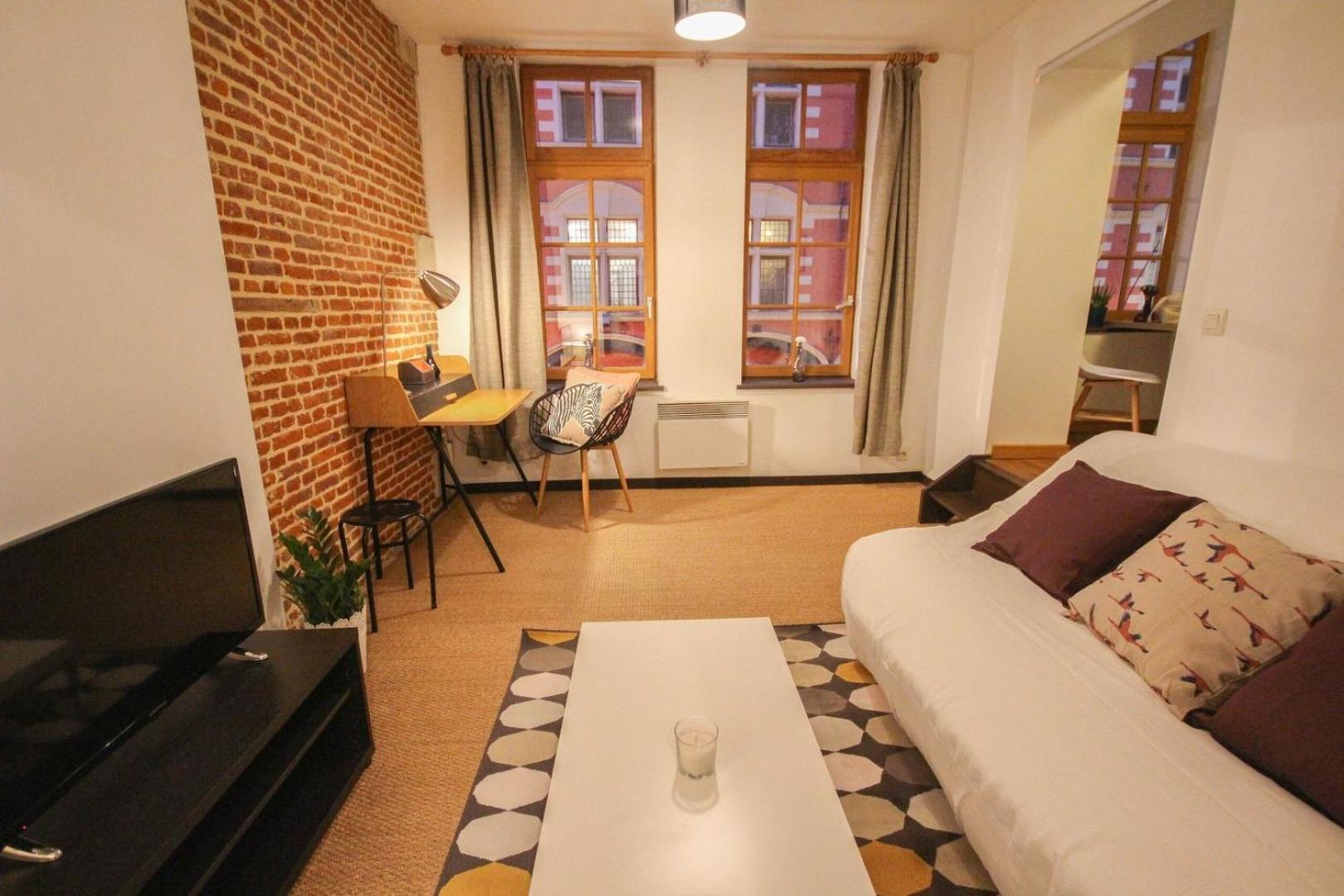 One Bedroom Equipped In Old Appartement Rijsel